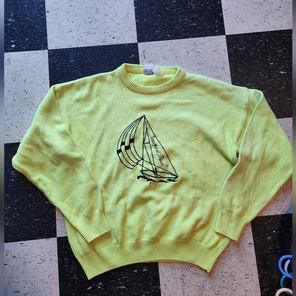 Vintage Newport Blue Crewneck